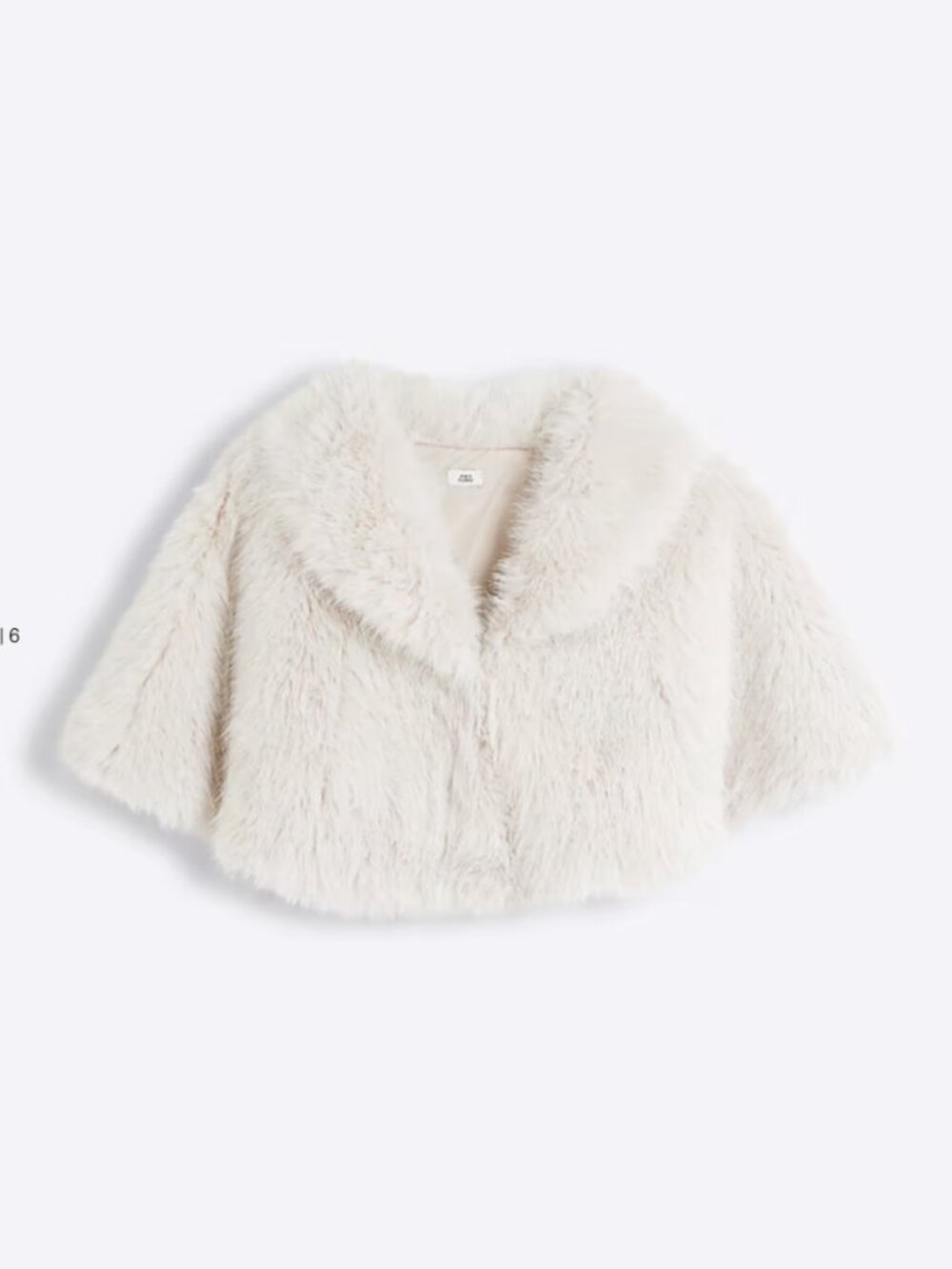 NWT River Island Faux Fur Cape